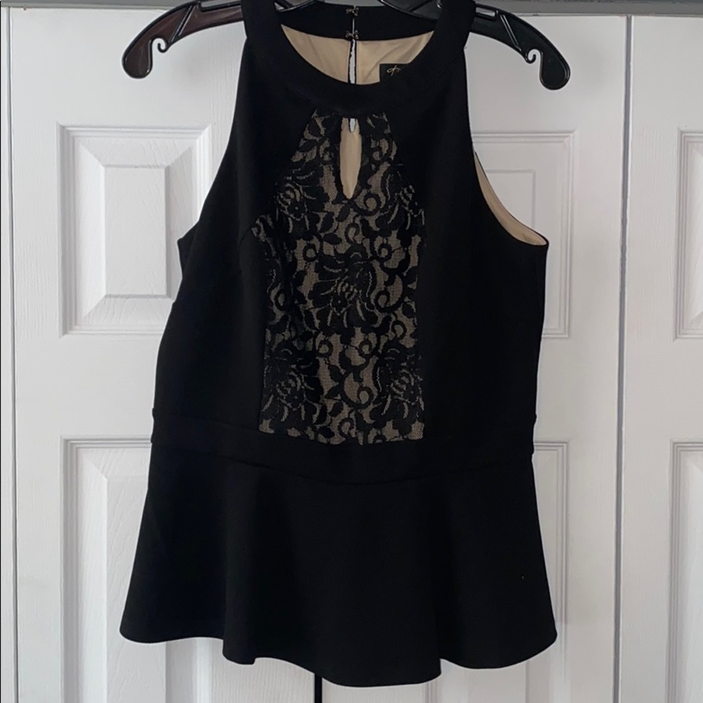 Peplum shirt - size small